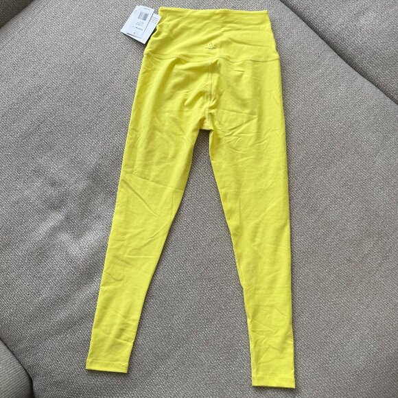 NWT Beyond Yoga Spacedye Caught In The Midi High Waisted Legging in Lemon Glow - Picture 3 of 8